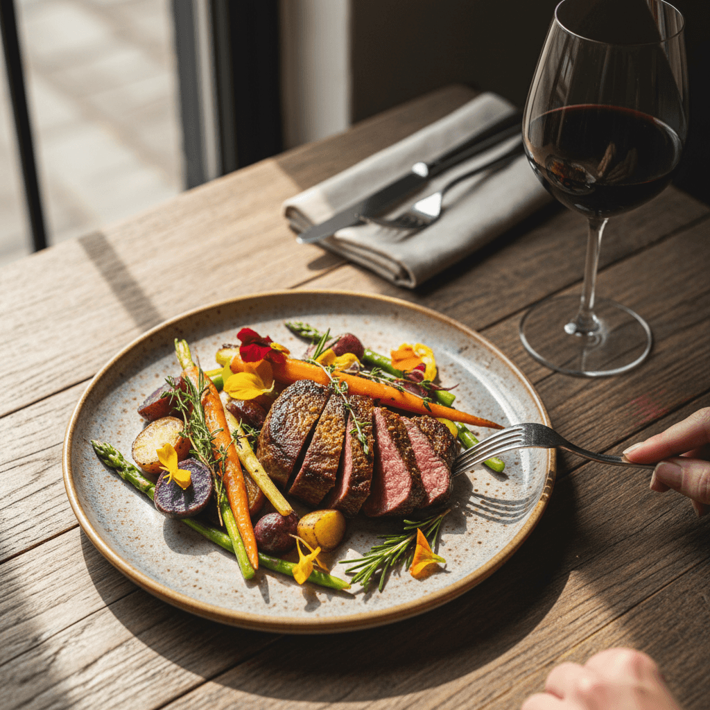Styled food photography for a restaurant menu and promotions